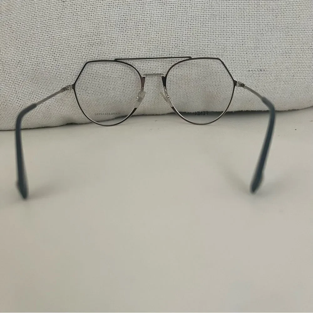 Fendi Demo Geometric Ladies Eyeglasses FF 0329 NEW